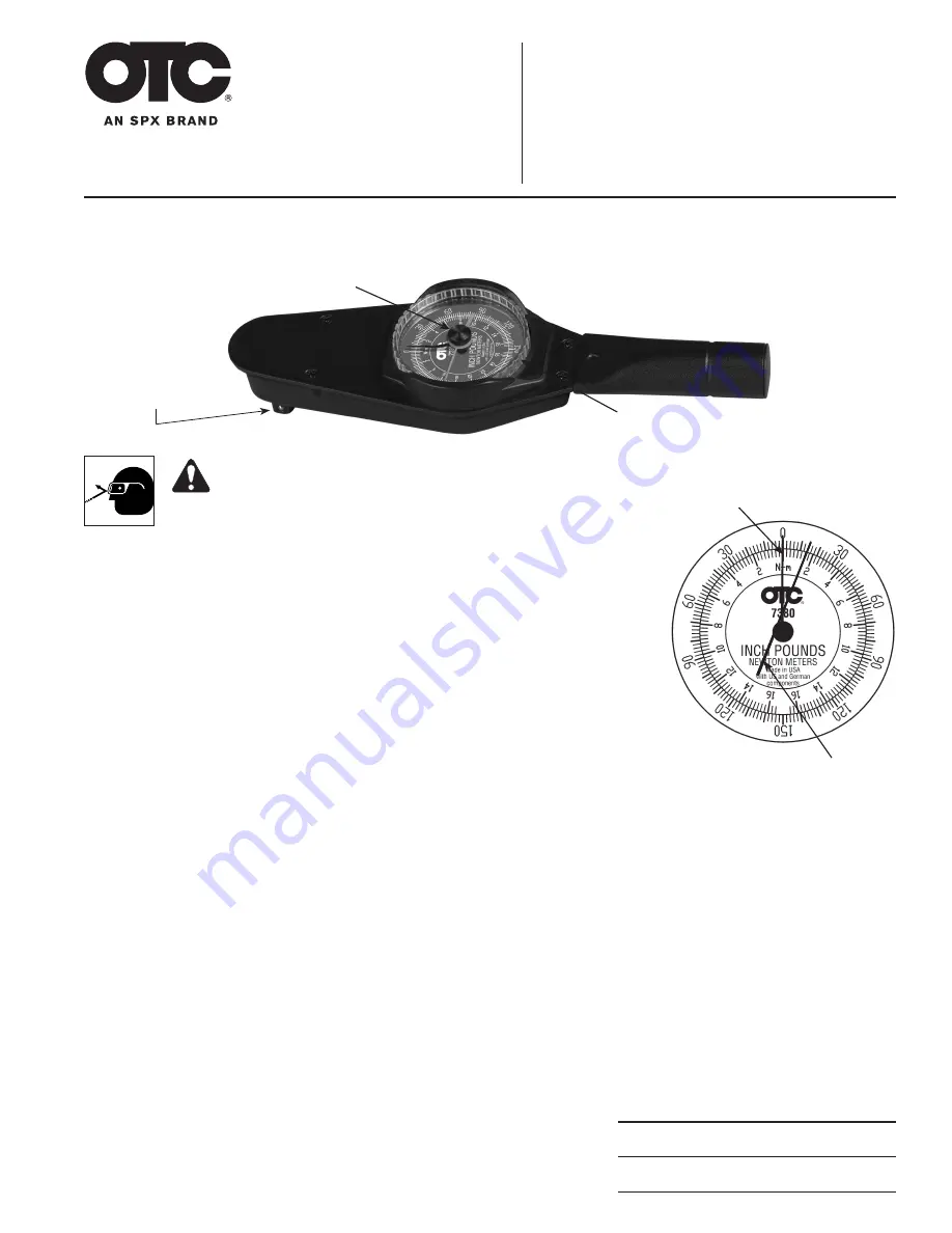 SPX OTC 7380 Operating Instructions Download Page 1