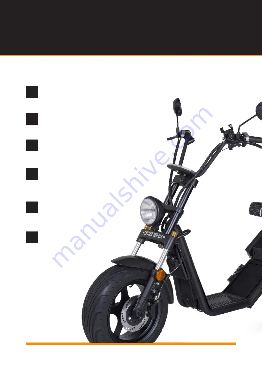 Spyder Wheelz E-CHOPPER User Manual Download Page 5