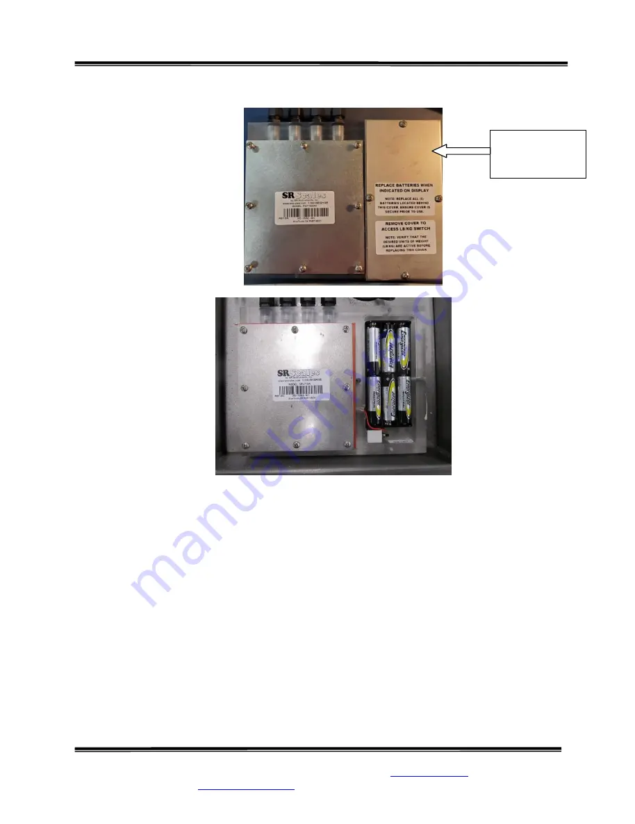 SR Instruments SR Scales SRV716W Operating And Service Manual Download Page 10