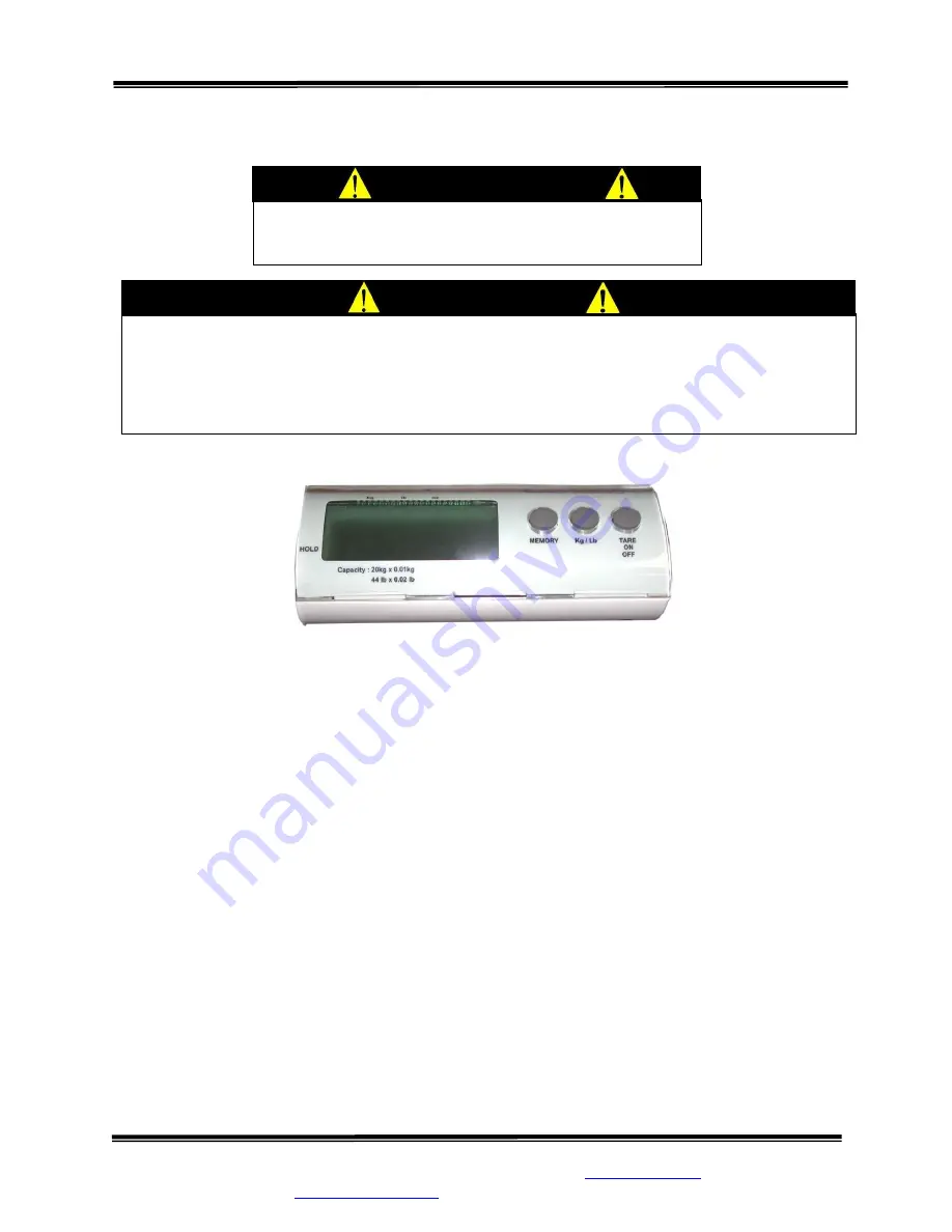 SR Instruments SR Scales SRV930 Скачать руководство пользователя страница 10