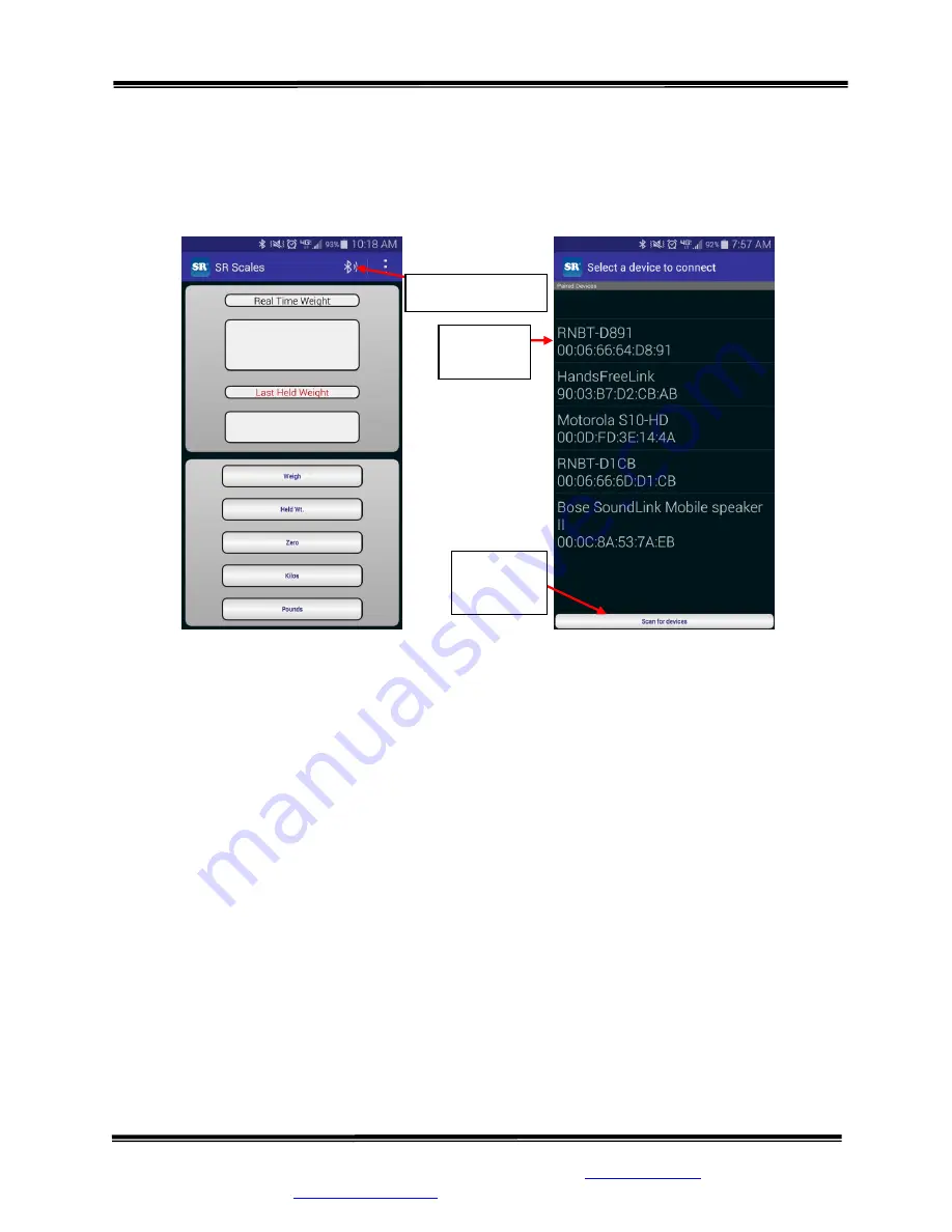 SR Instruments SR Scales SRV945-BT Скачать руководство пользователя страница 10