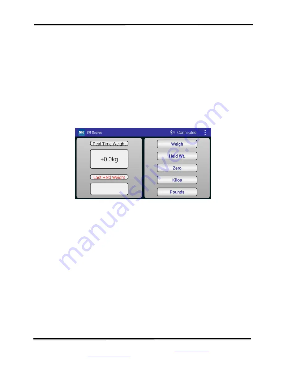 SR Instruments SR Scales SRV945-BT Скачать руководство пользователя страница 11