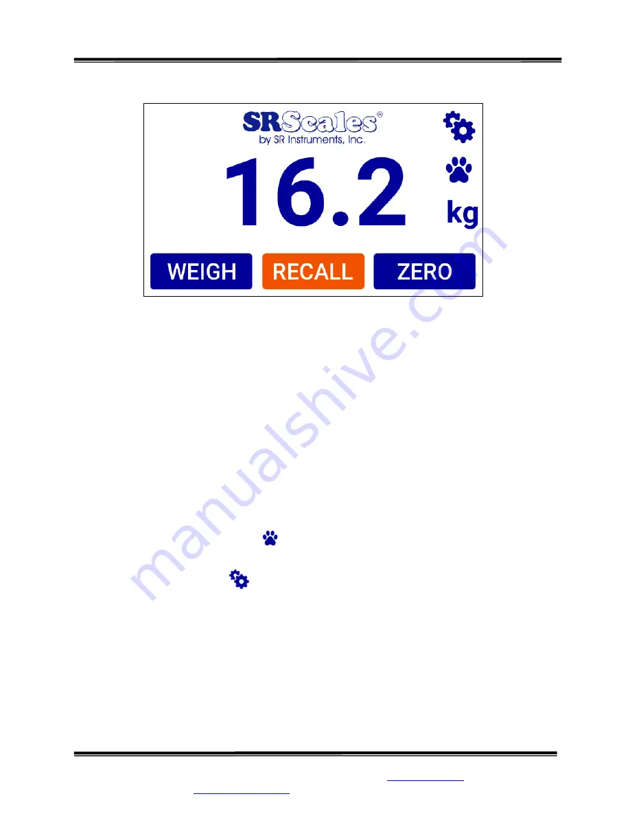 SR Instruments SR Scales SRV957 Скачать руководство пользователя страница 7