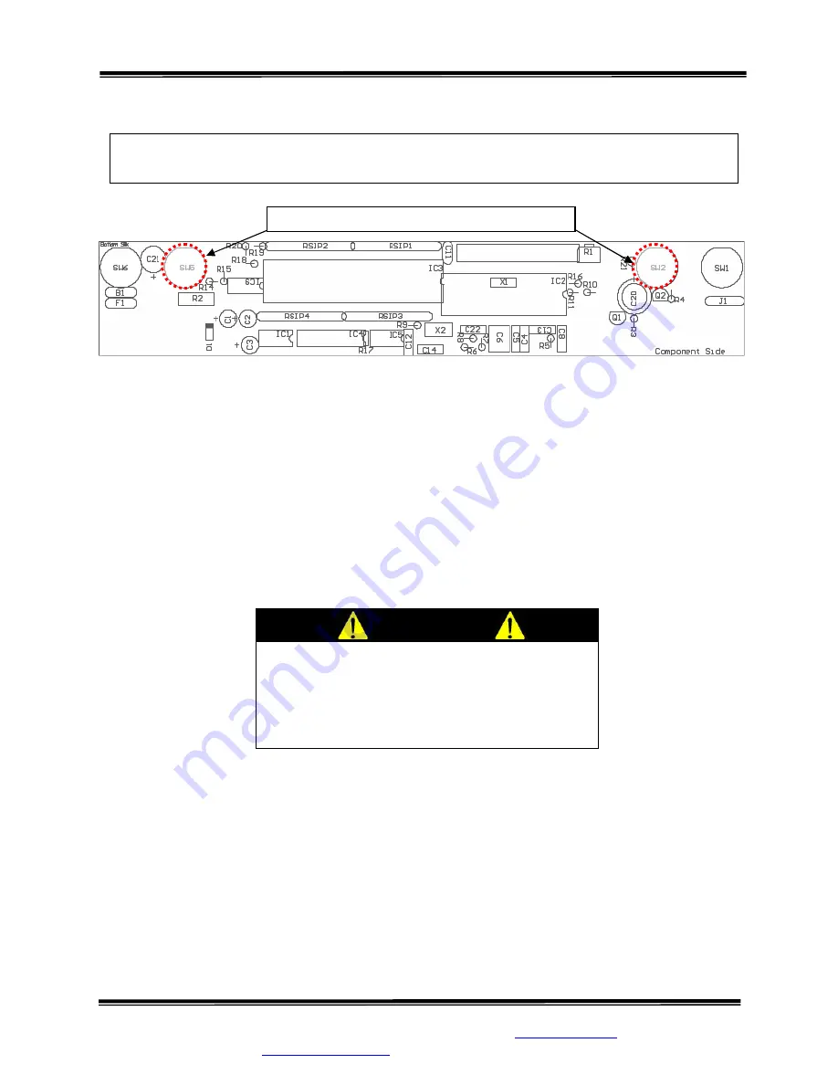 SR Instruments SRScales SR555 Operating And Service Manual Download Page 14