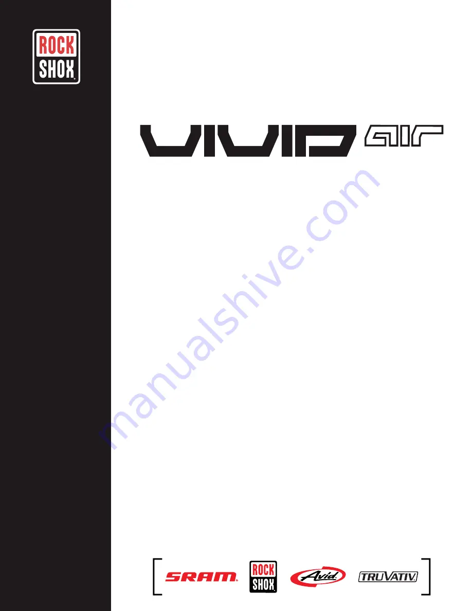 SRAM RockShox Vivid Air R2 Technical Manual Download Page 1