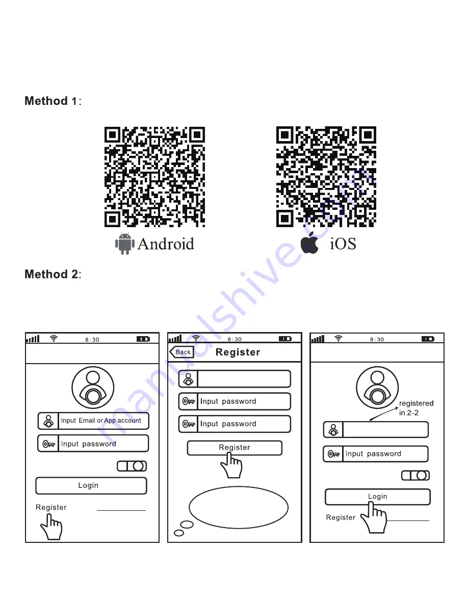 Sricam SP020 Quick User Manual Download Page 3