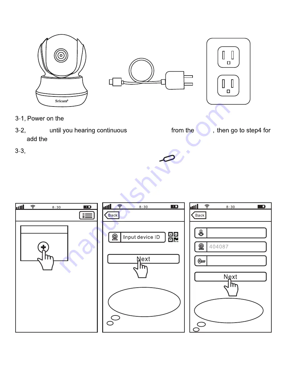 Sricam SP020 Quick User Manual Download Page 4