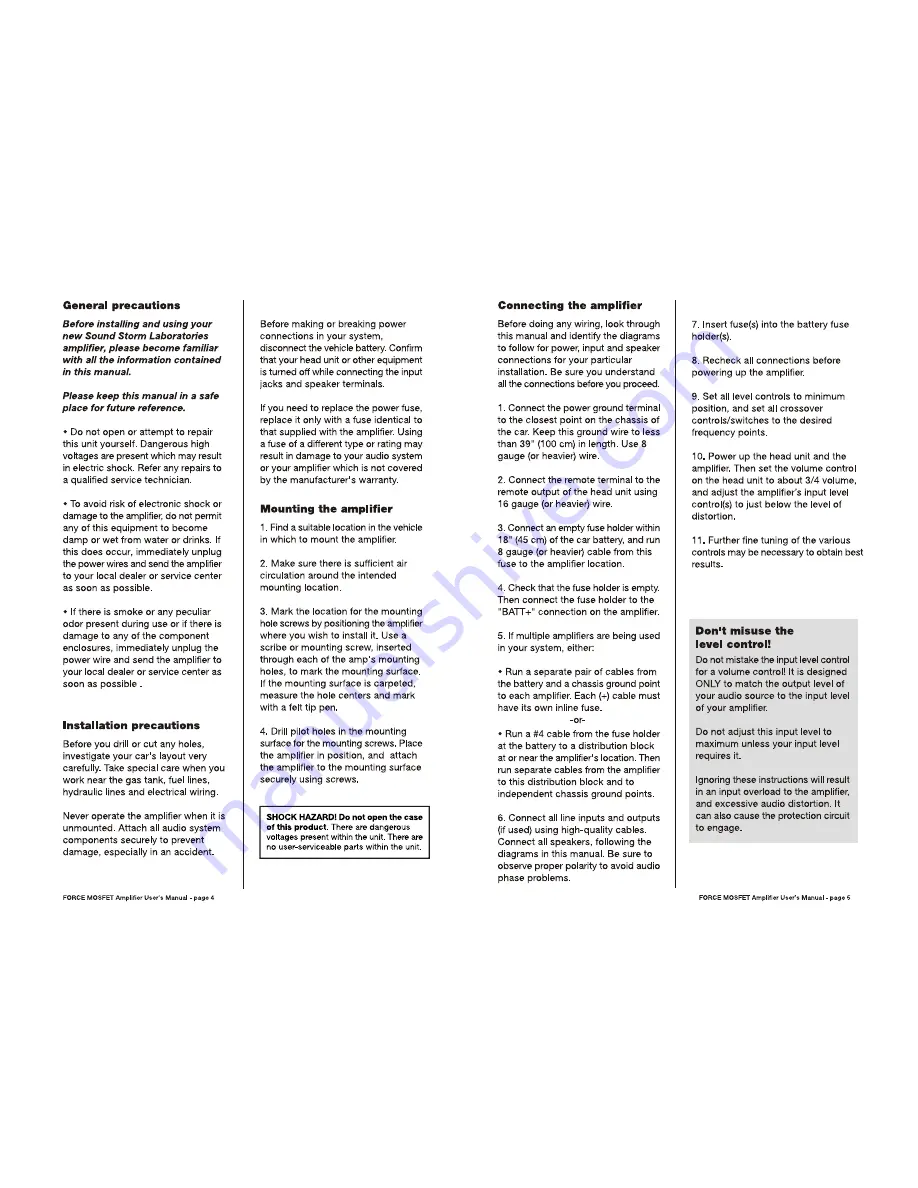 Ssl Force 1F850 User Manual Download Page 4