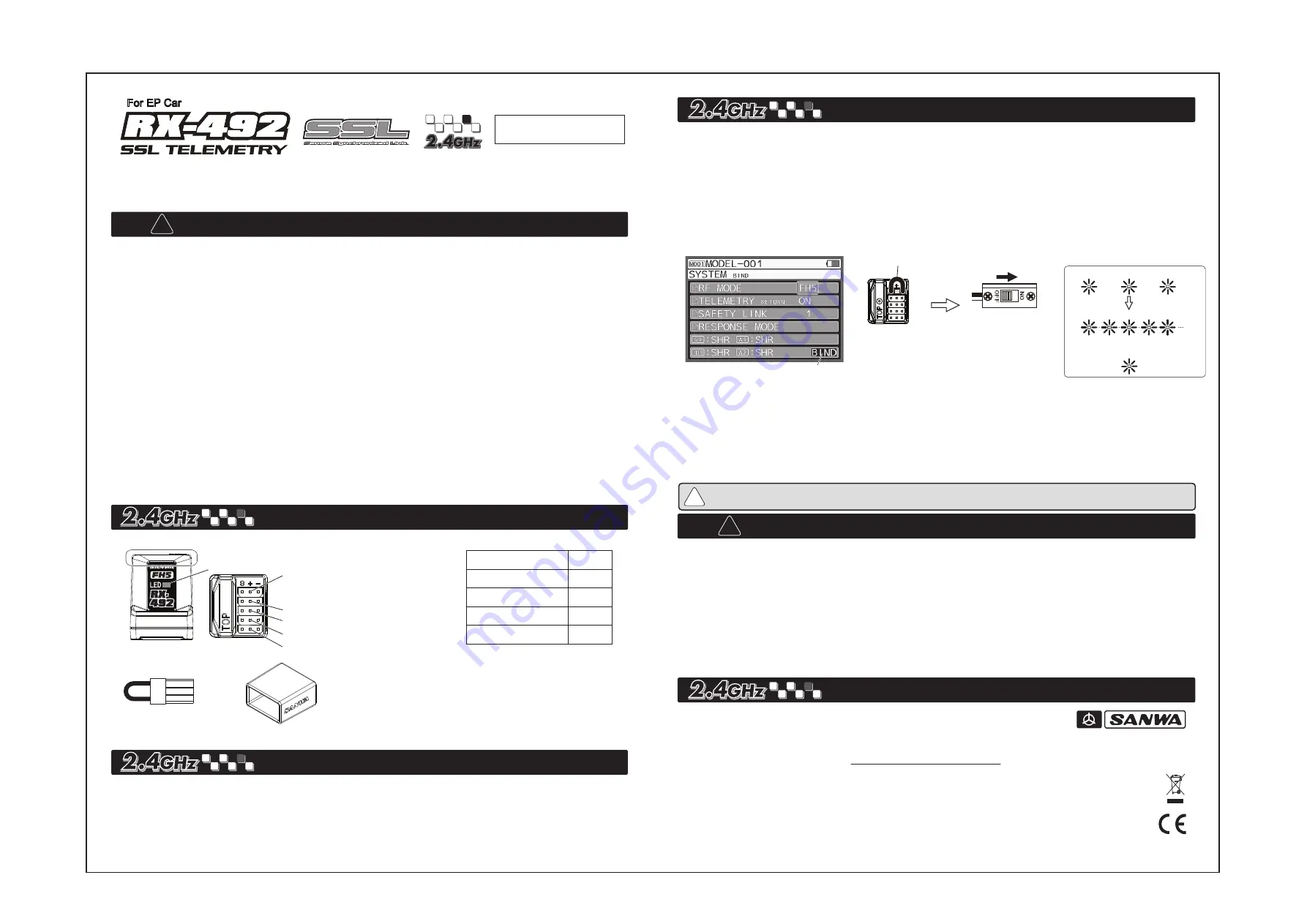 Ssl RX-492 Operation Manual Download Page 1