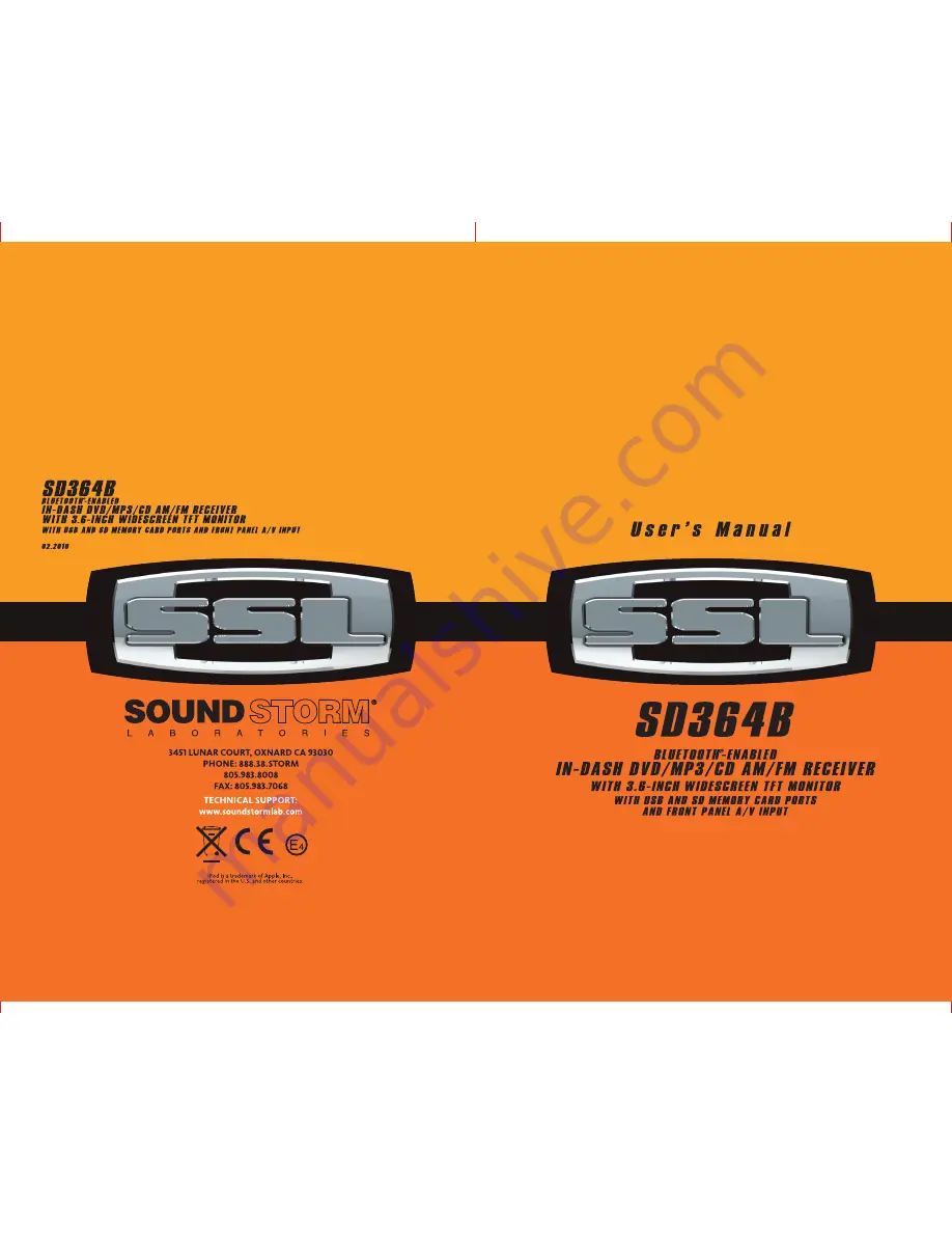 Ssl SD364B Скачать руководство пользователя страница 1