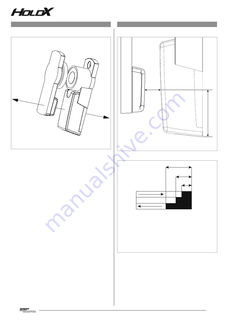 SSP HOLDX RL1 Operating Manual Download Page 8