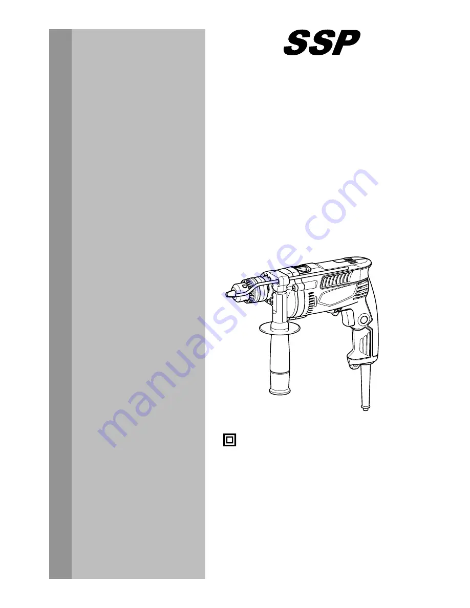 SSP MHP161 Instruction Manual Download Page 1