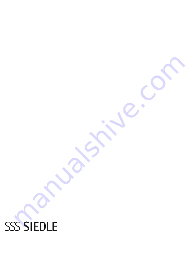 SSS Siedle FPM 611-01 Maintenance Operation Installation Download Page 38