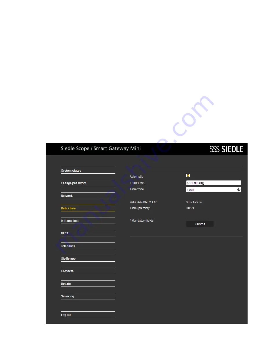 SSS Siedle Siedle S 851-0 Operating Instructions Manual Download Page 103