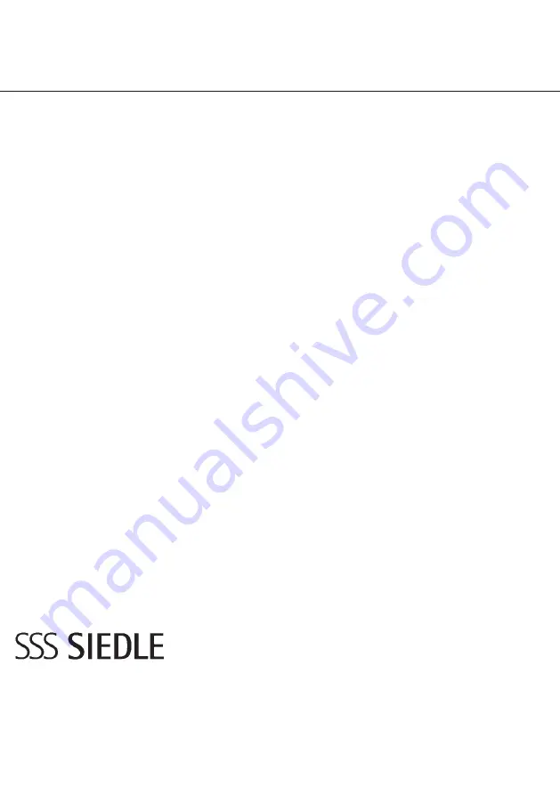 SSS Siedle ZBVNG 650-0 Product Information Download Page 8