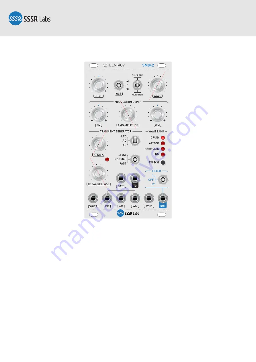 SSSR Labs SM042 Скачать руководство пользователя страница 15