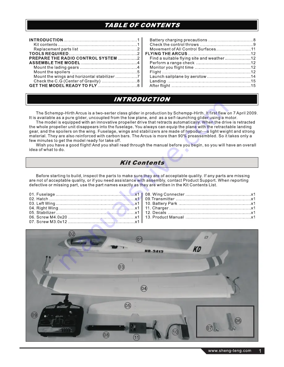 st model Arcus M Product Manual Download Page 3