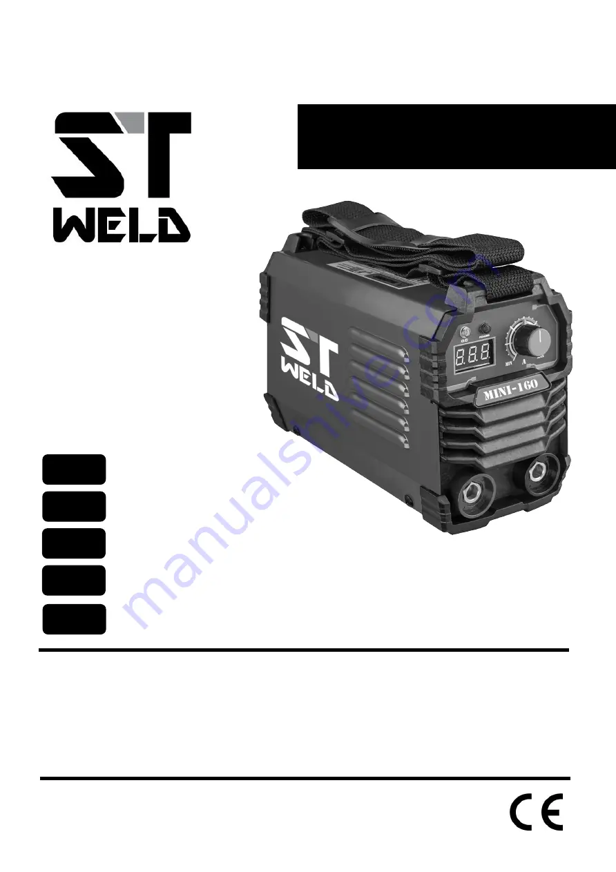 ST WELD MINI-160 Instruction Manual Download Page 1