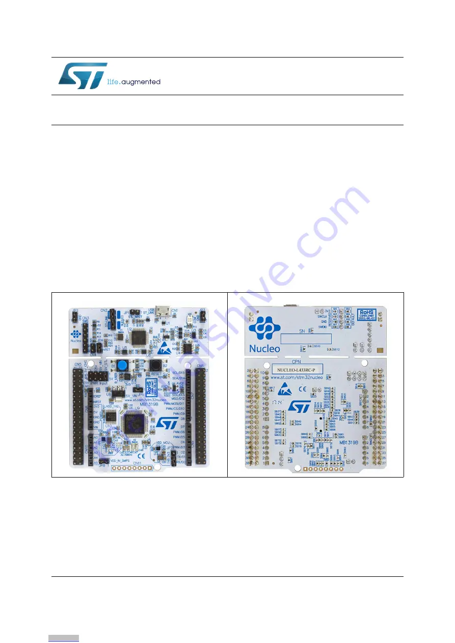 ST NUCLEO-L412RB-P User Manual Download Page 1