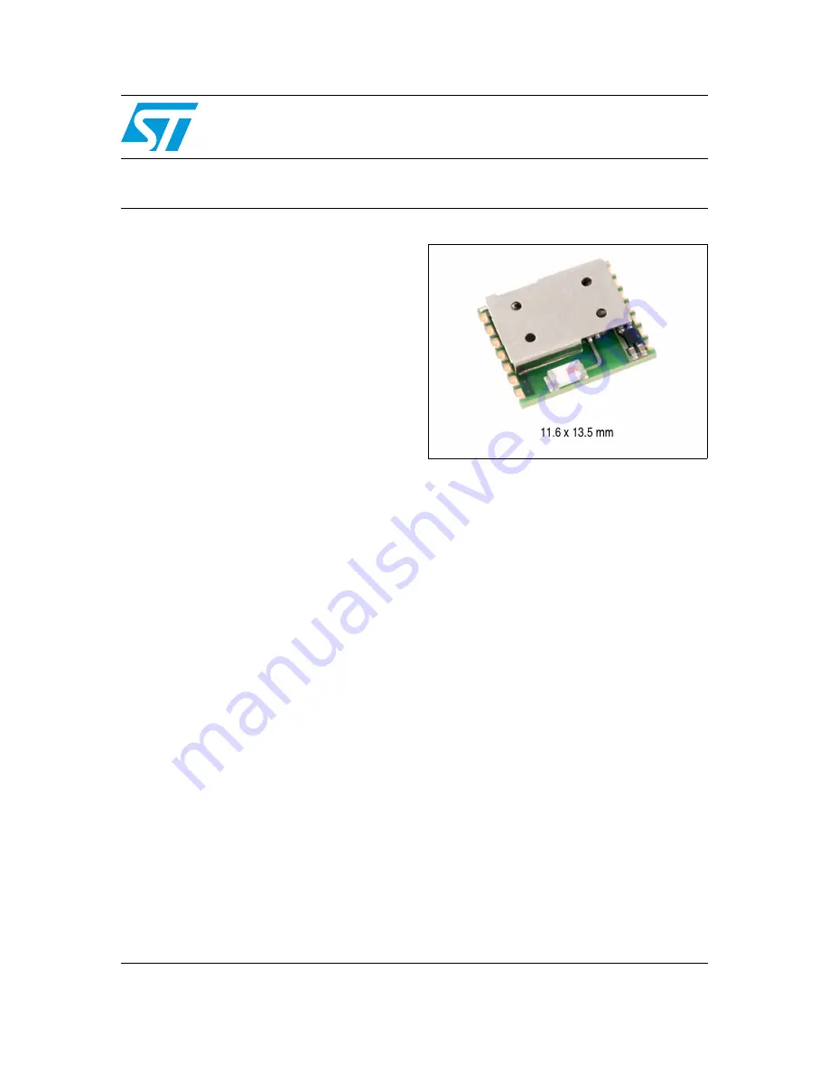 ST SPBT2632C2A Скачать руководство пользователя страница 1