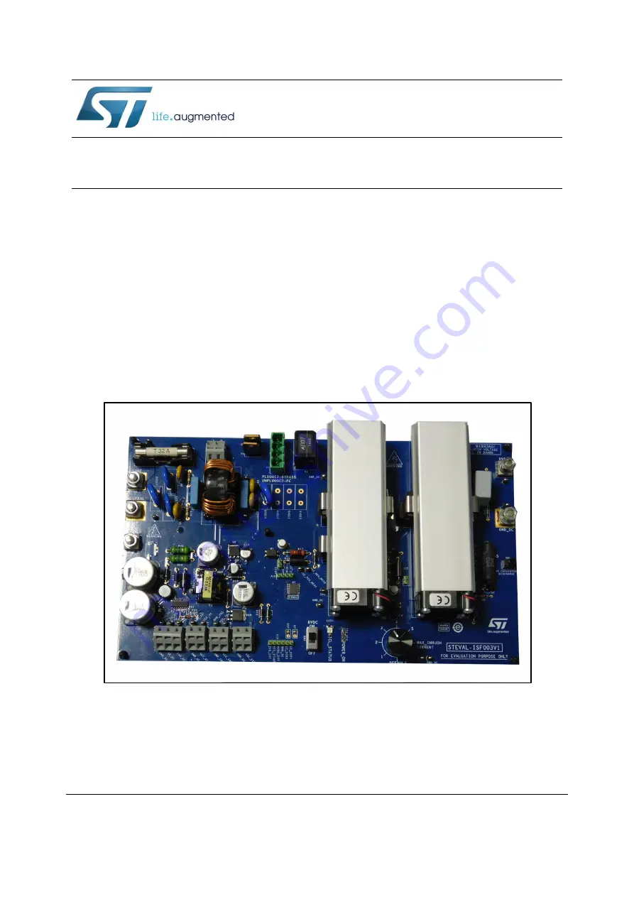 ST STEVAL-ISF003V1 User Manual Download Page 1