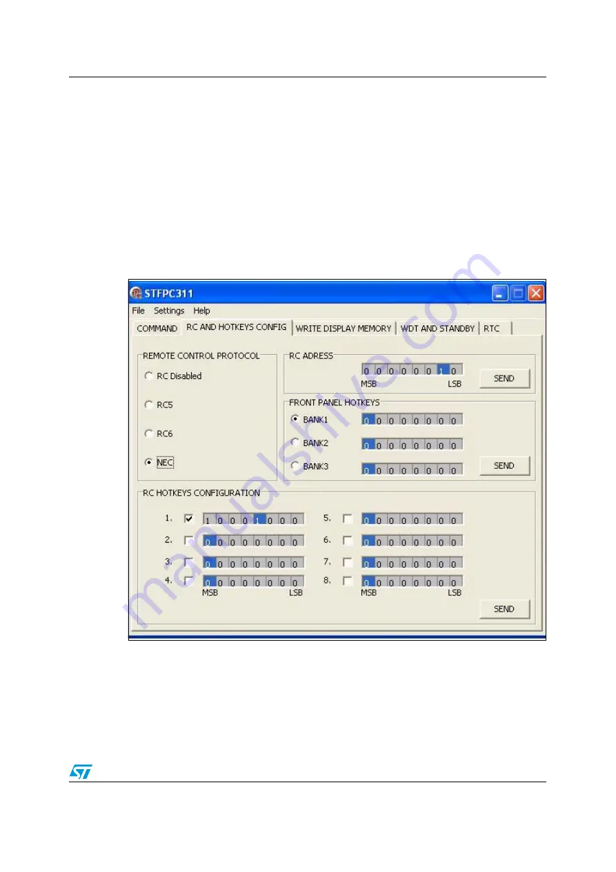 ST STFPC311 Hardware Description And User Manual Download Page 21