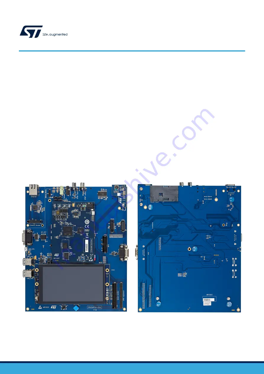 ST STM32MP157D-EV1 User Manual Download Page 1