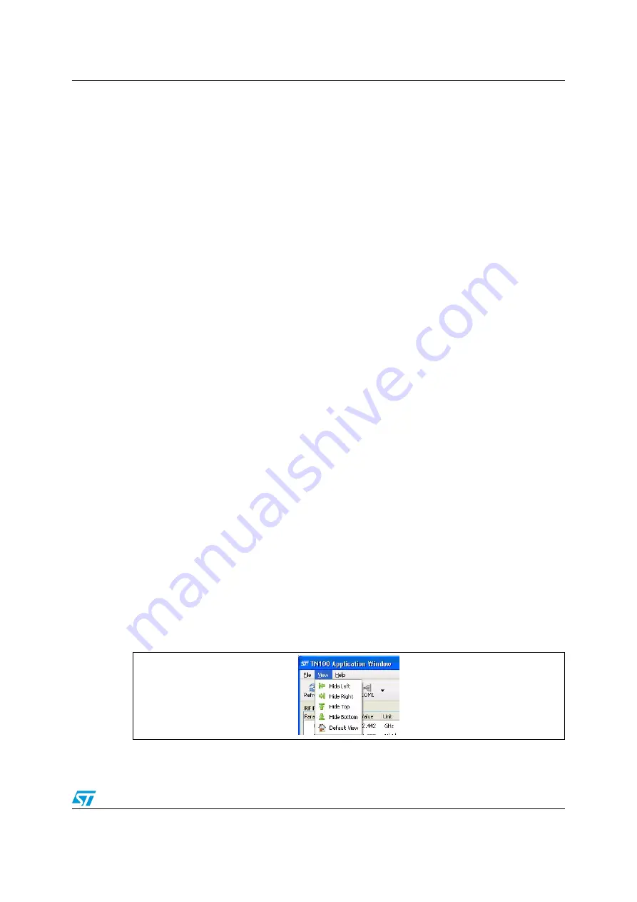 ST TN100 RF User Manual Download Page 17