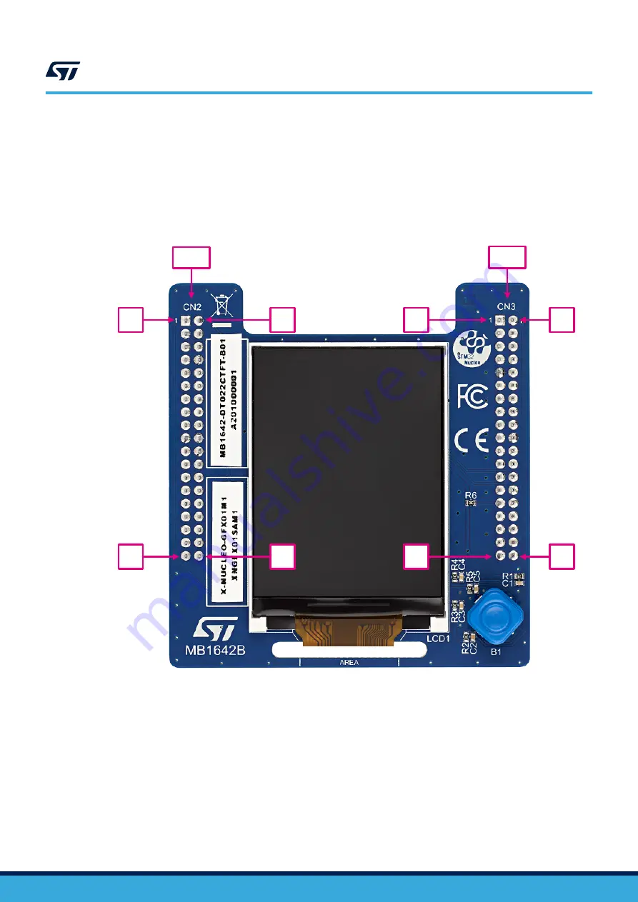 ST X-NUCLEO-GFX01M Series Скачать руководство пользователя страница 15