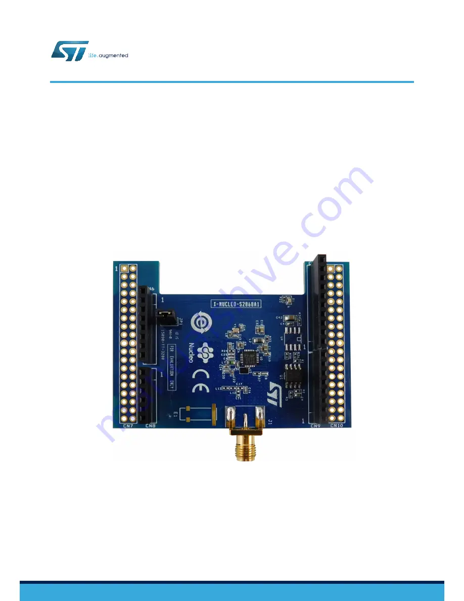 ST X-NUCLEO-S2868A1 User Manual Download Page 1