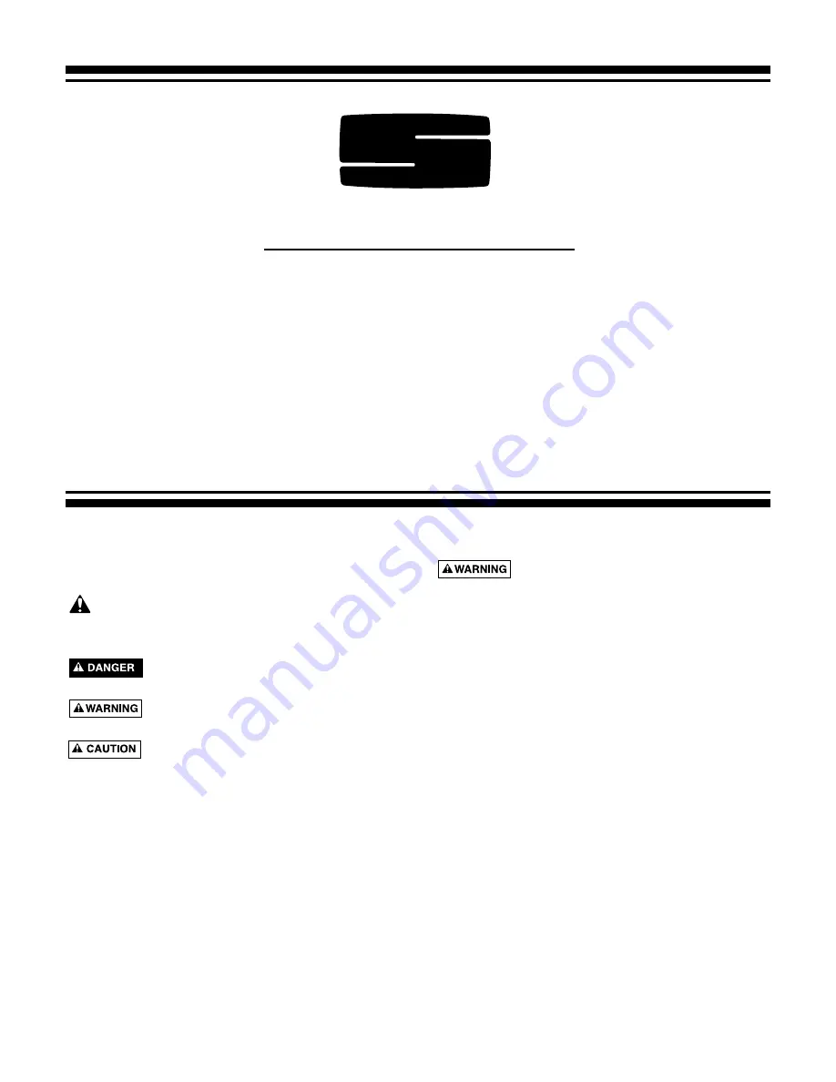 STA-RITE 700S Series Owner'S Manual Download Page 1