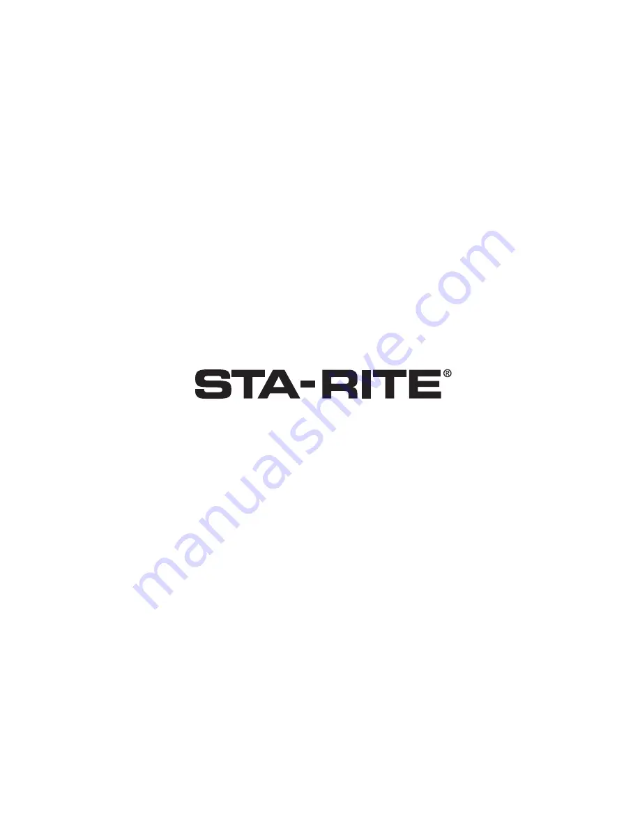 STA-RITE PCD-10B Installation, Operation & Parts Download Page 8