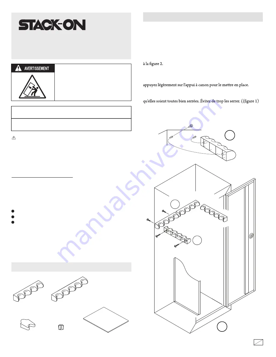 Stack-On GCM-1918-DXD Instructions Manual Download Page 5