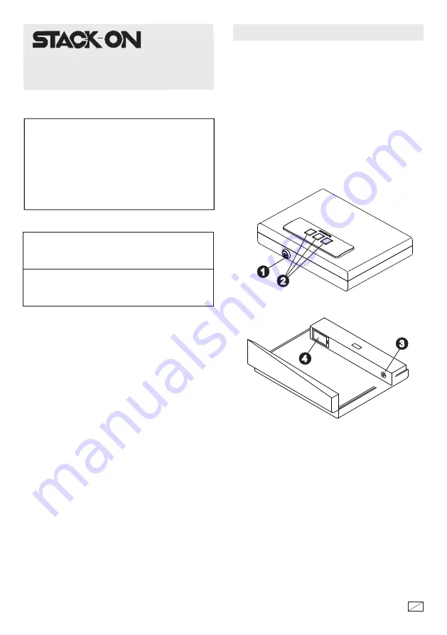 Stack-On PC-1665 Скачать руководство пользователя страница 1