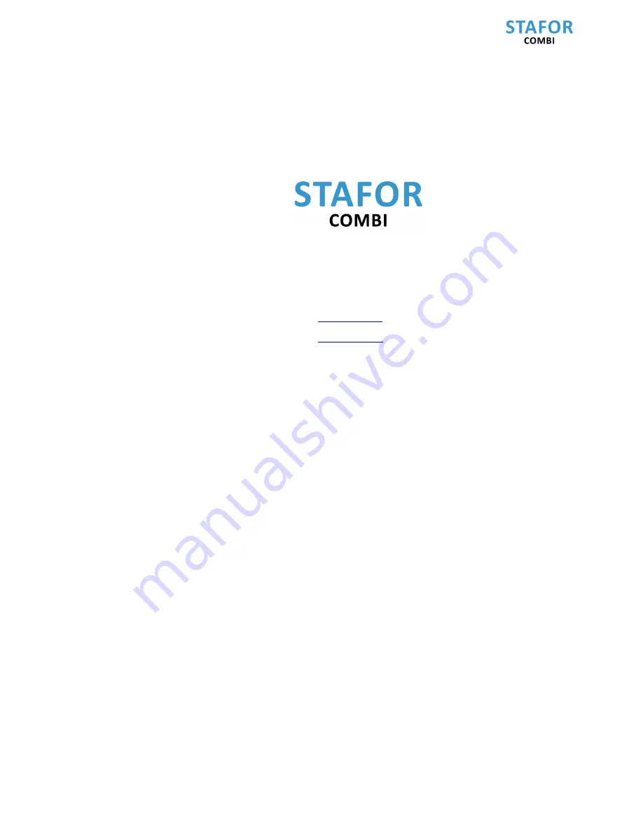 Stafor COMBI 200TDHW Installation And User Manual Download Page 24