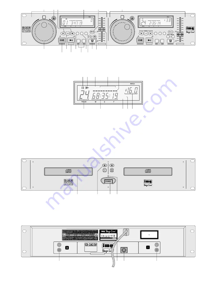 Stageline CD-262DJ Instruction Manual Download Page 3