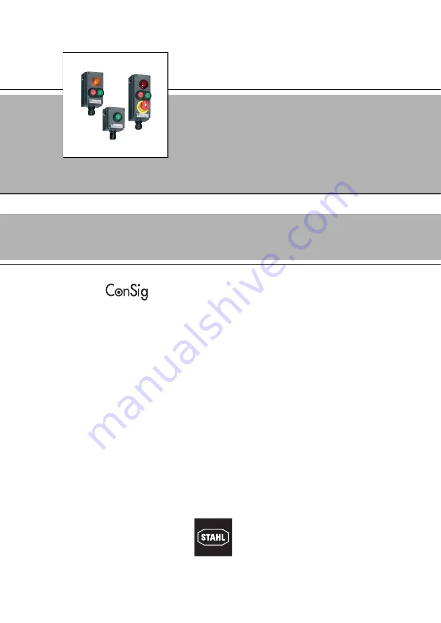 Stahl 130665 Operating Instructions Manual Download Page 1