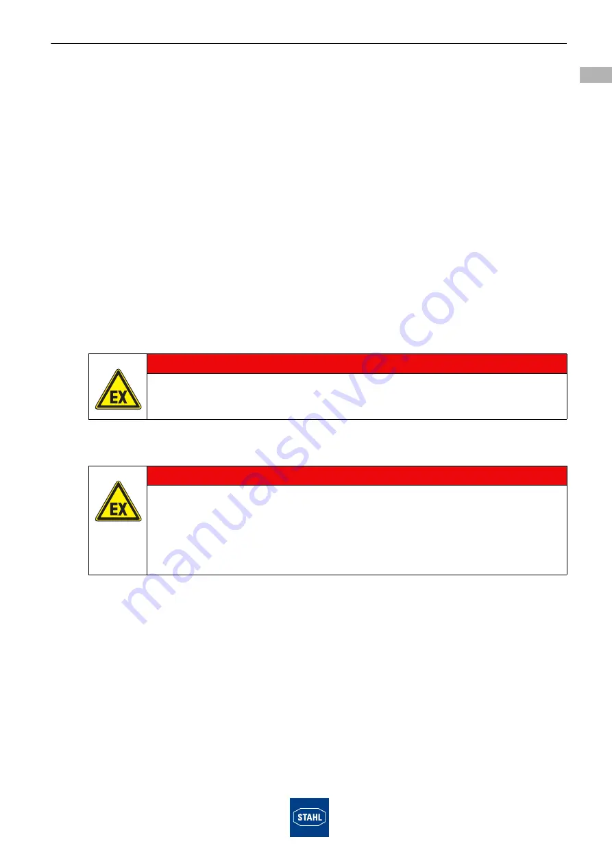 Stahl 6525 Series Operating Instructions Manual Download Page 5