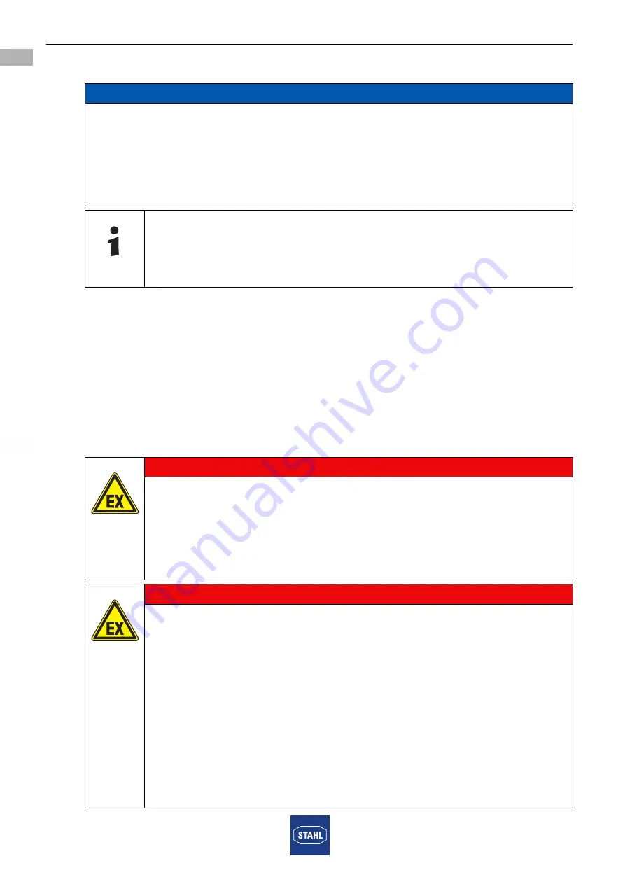 Stahl 9163 Series Operating Instructions Manual Download Page 14