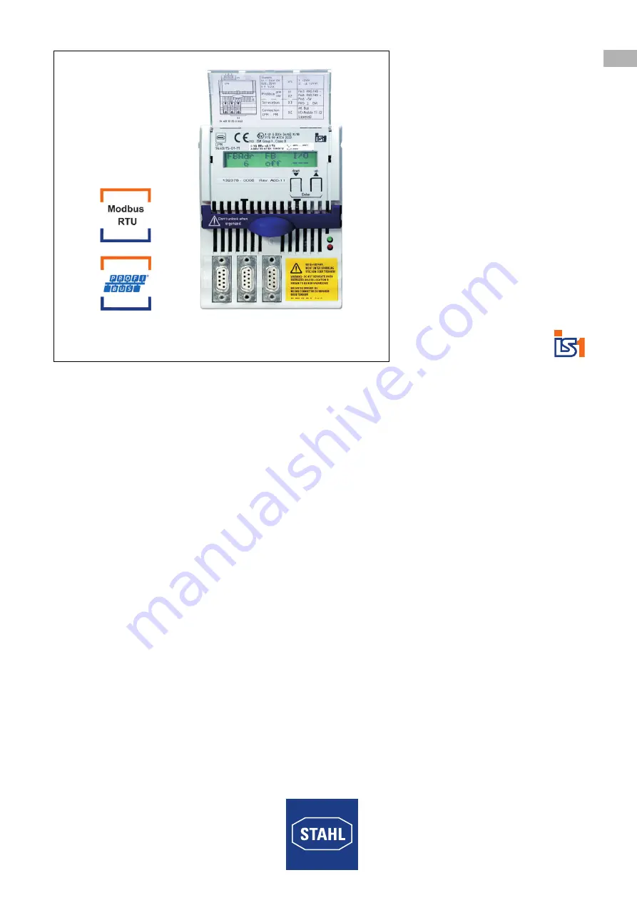 Stahl 9440/15 Series Operating Instructions Manual Download Page 1