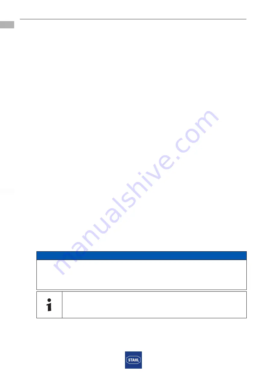 Stahl 9482/32 Series Operating Instructions Manual Download Page 34