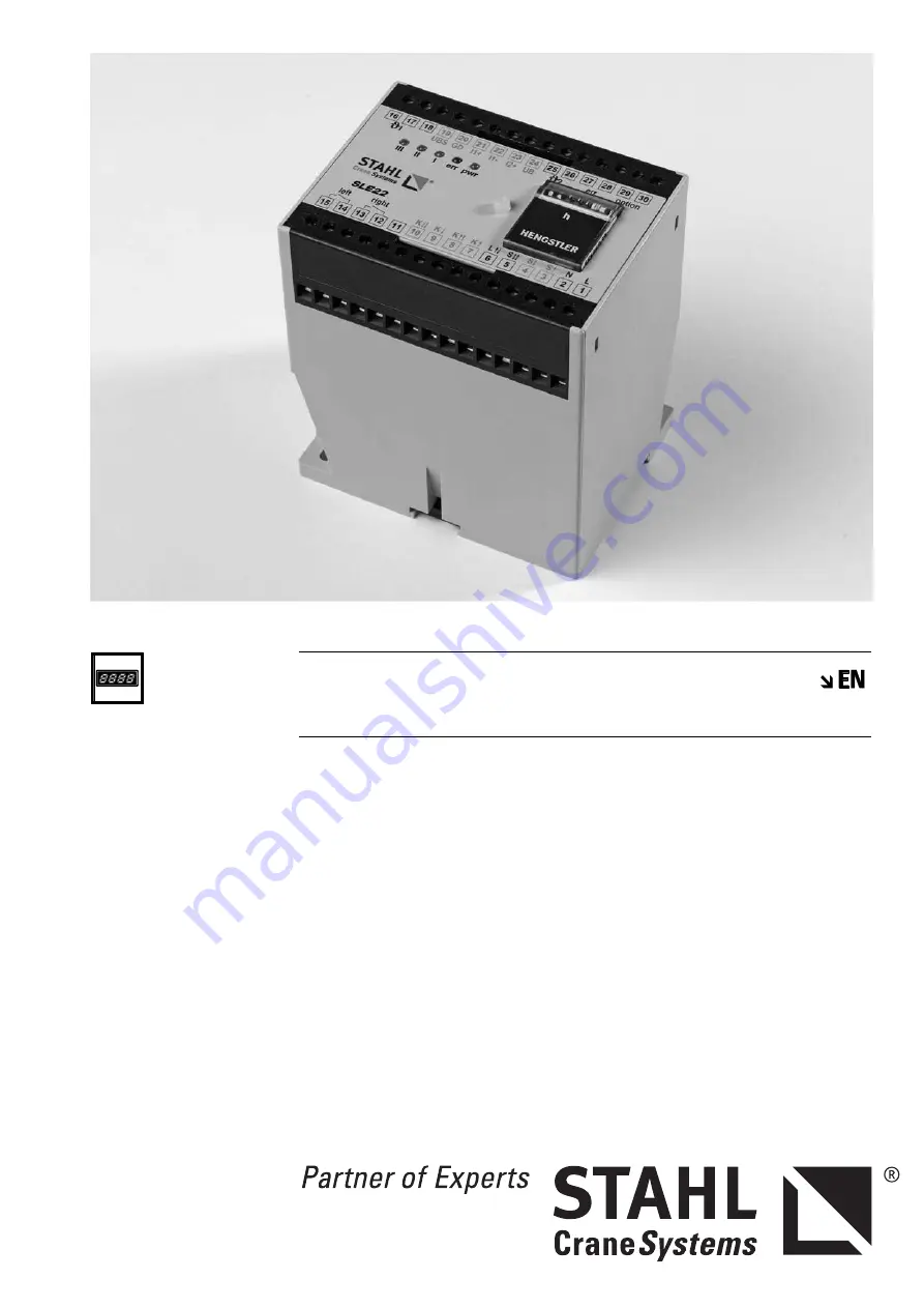 Stahl SLE22 Translation Of Original Operating Instructions Download Page 1