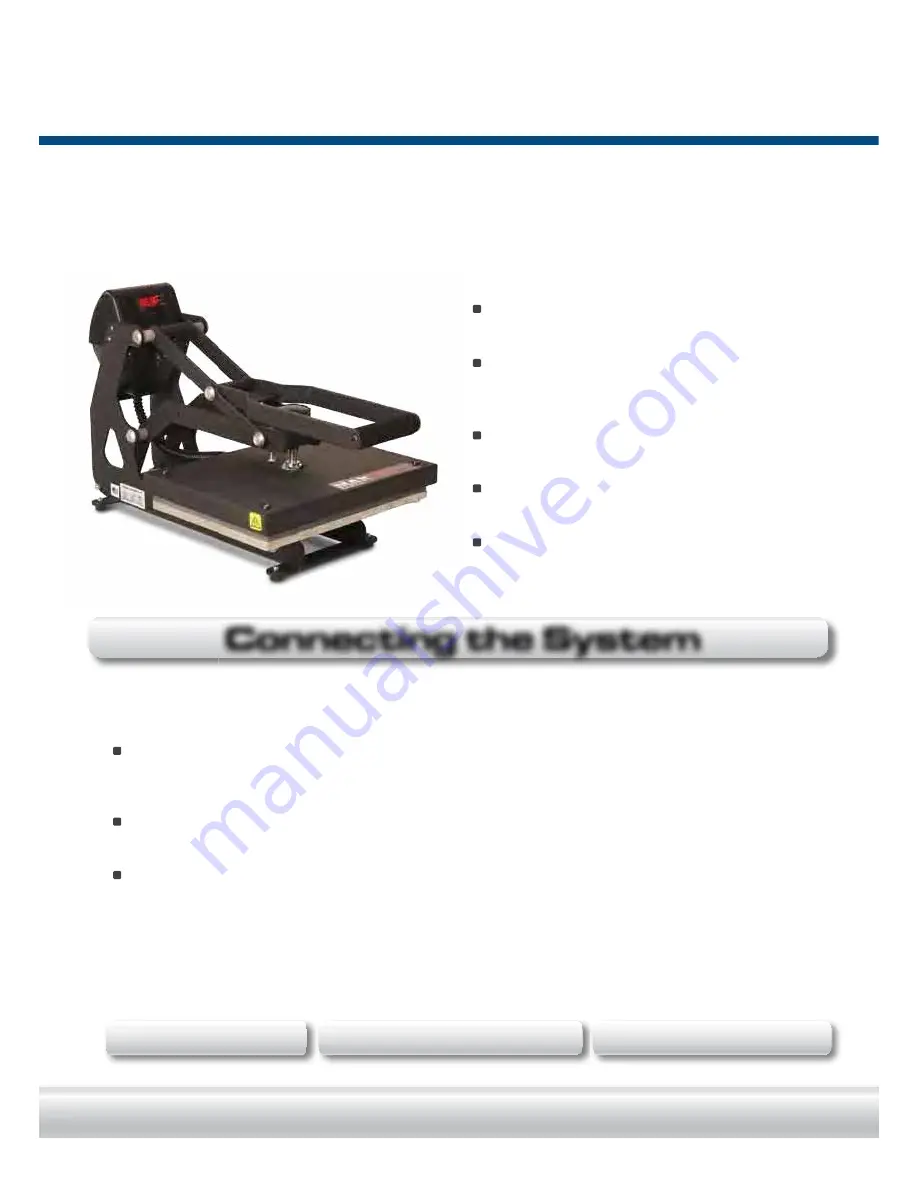 Stahls Hotronix The MAXX Press Operator'S Manual Download Page 6