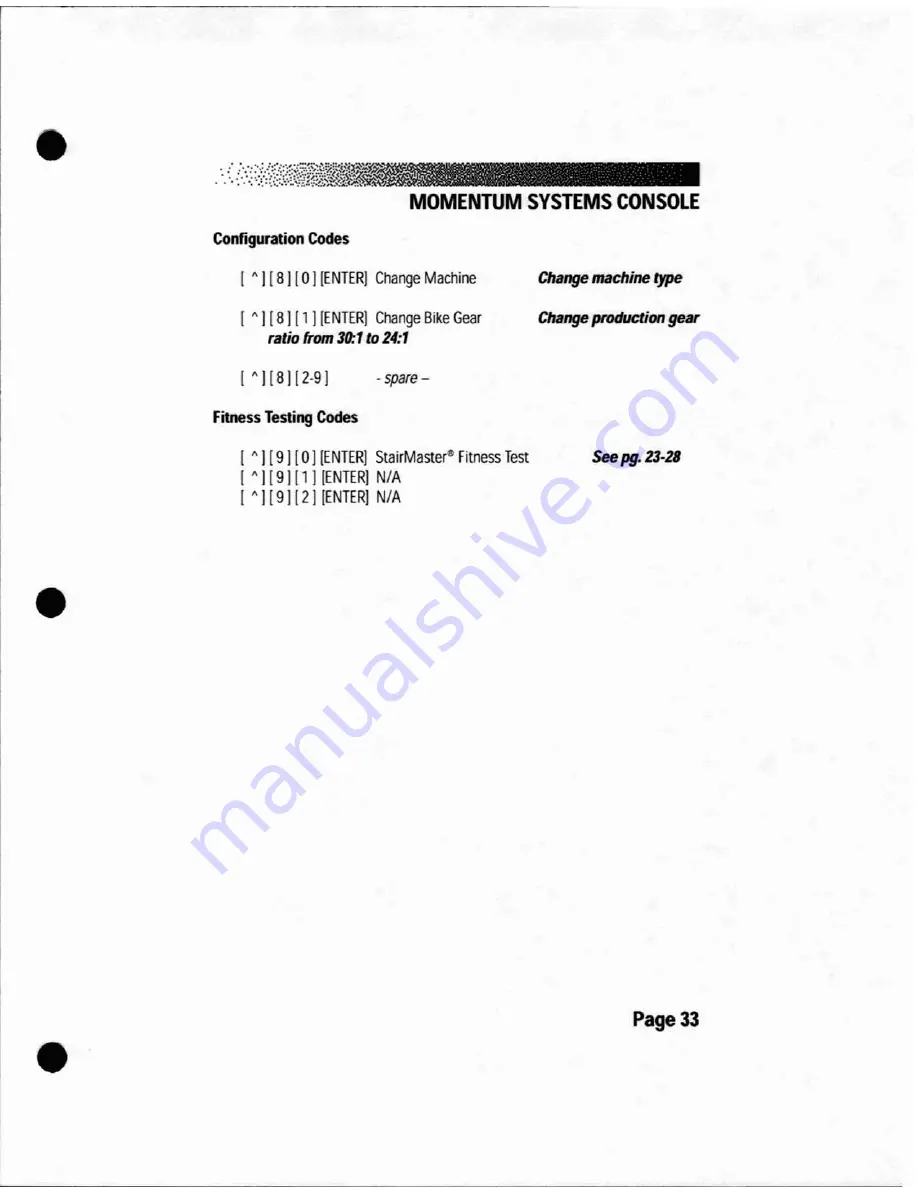 Stairmaster MOMENTUM 3400 CE Owner'S Manual Download Page 41