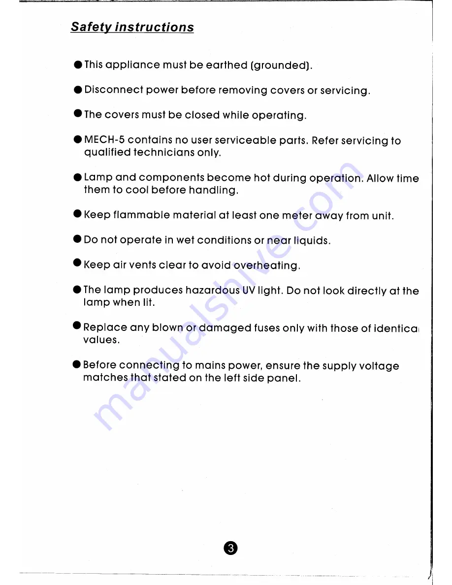 Stairville MH-575 S MKII Pro-Spot User Manual Download Page 5