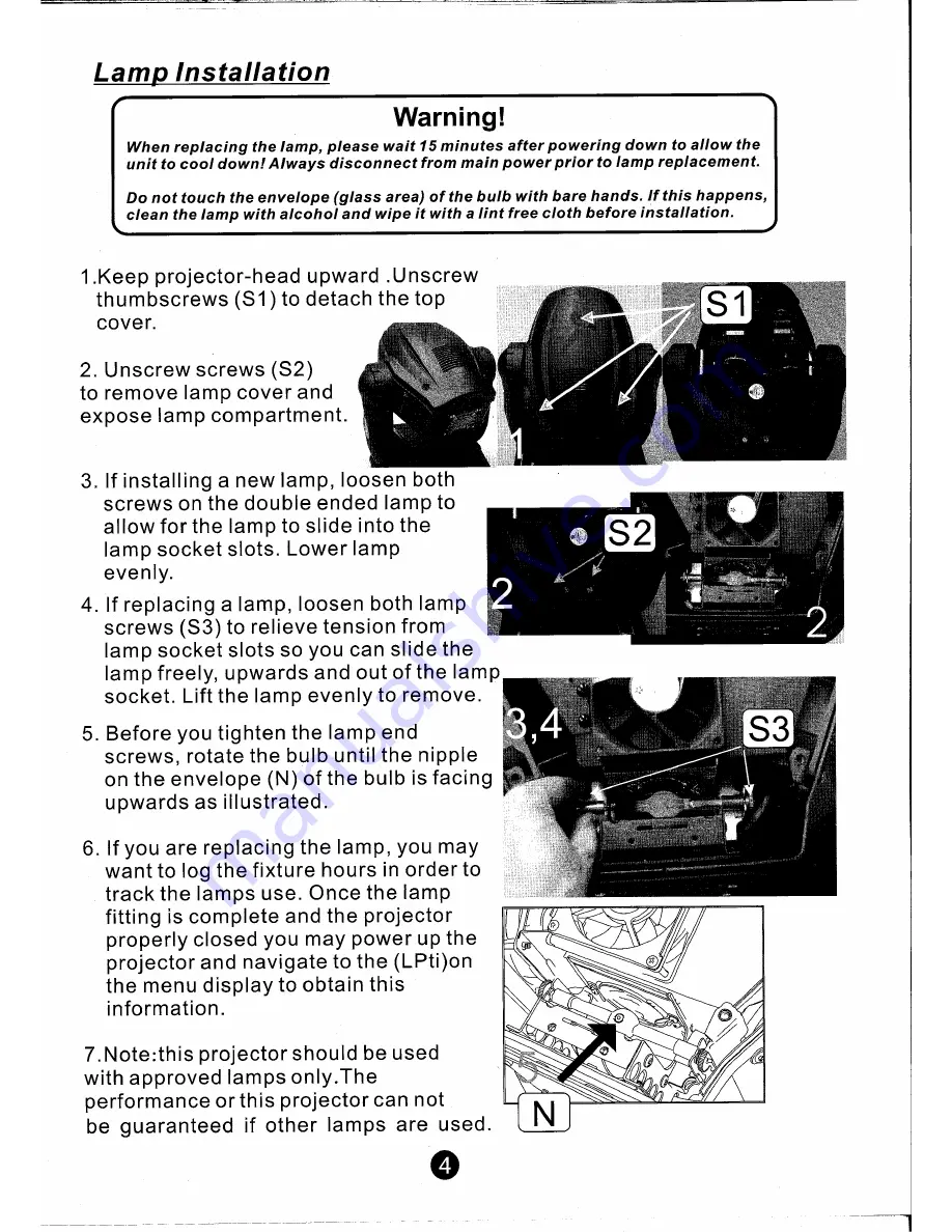 Stairville MH-575 S MKII Pro-Spot User Manual Download Page 6