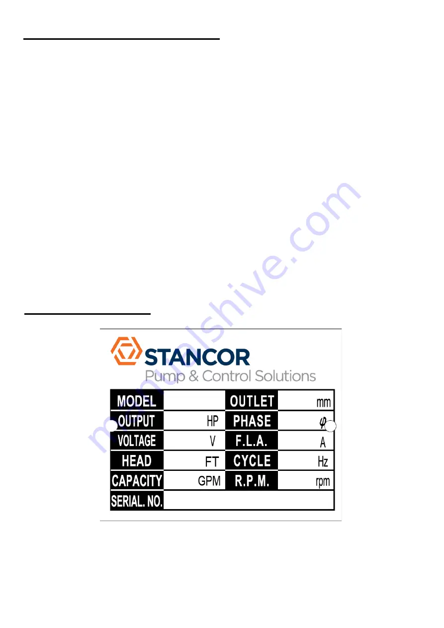 Stancor SEW Series Скачать руководство пользователя страница 11