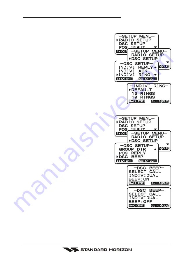 Standard Horizon Eclipse DSC+ GX1100S Owner'S Manual Download Page 37