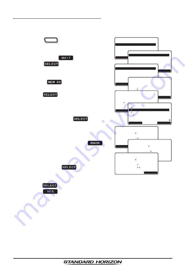 Standard Horizon GX2200 Owner'S Manual Download Page 68