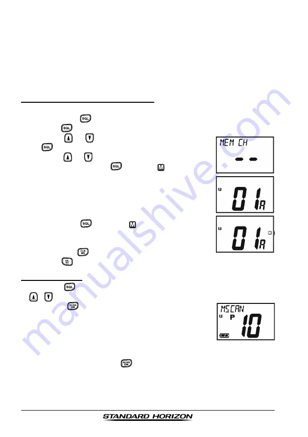 Standard Horizon HX380 Скачать руководство пользователя страница 24